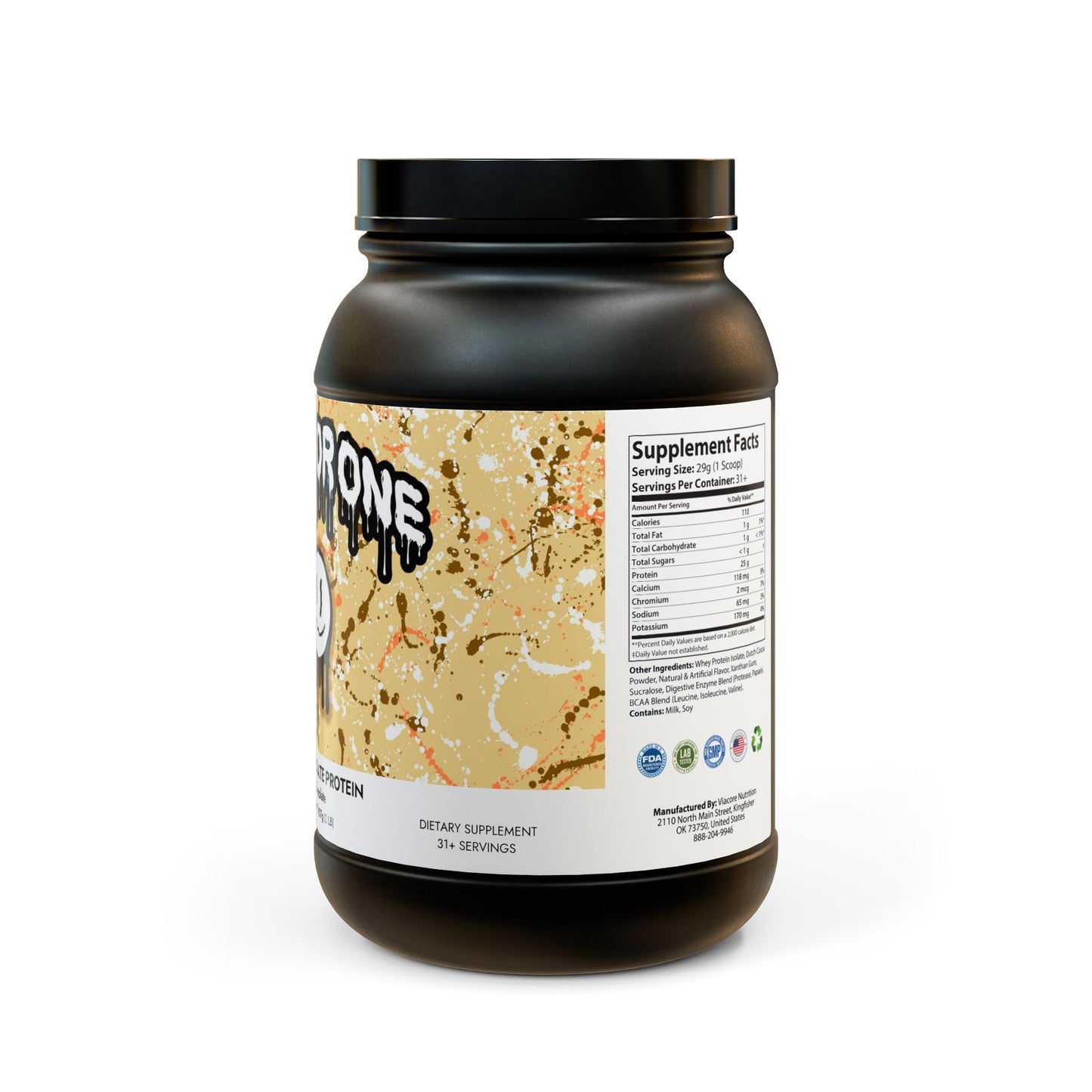 Whey Isolate Protein Supplement (907g, 2lb)